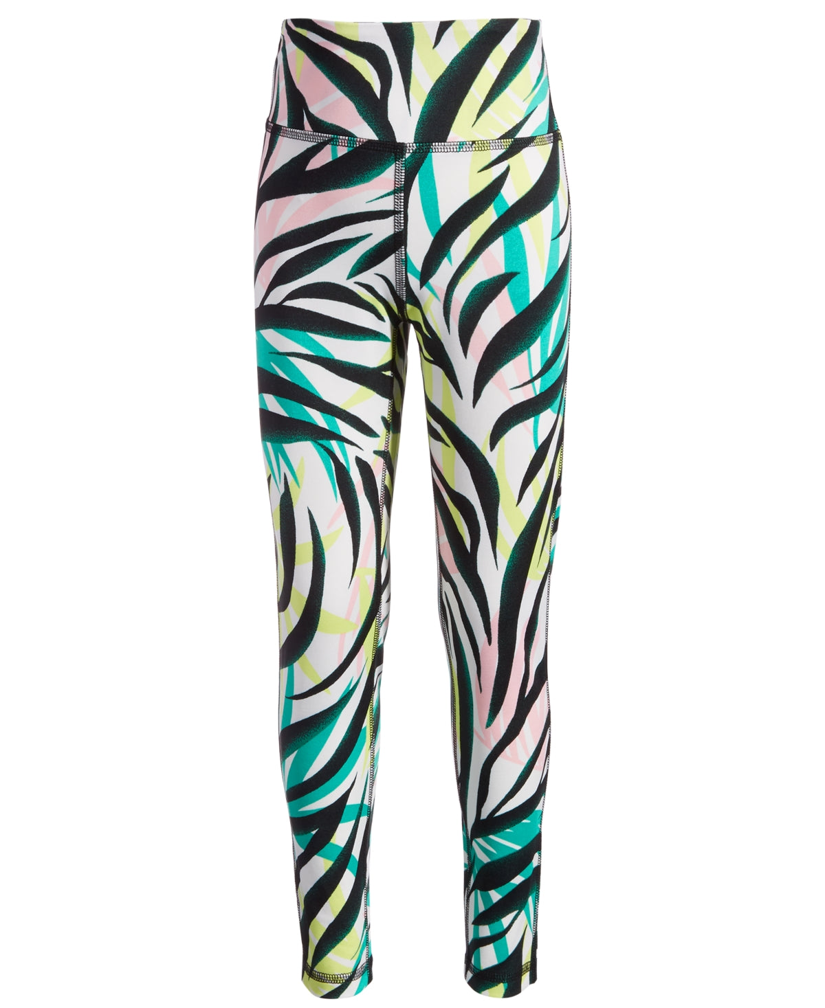 ID Ideology Big Girls Zebra Print Leggings Deep Black XL 16