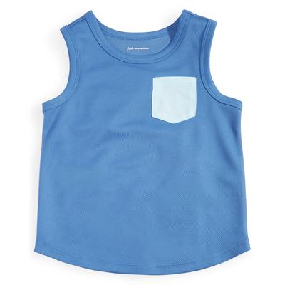 First Impressions Toddler Boys Colorblocked Faux-Pocket Mesh Tank