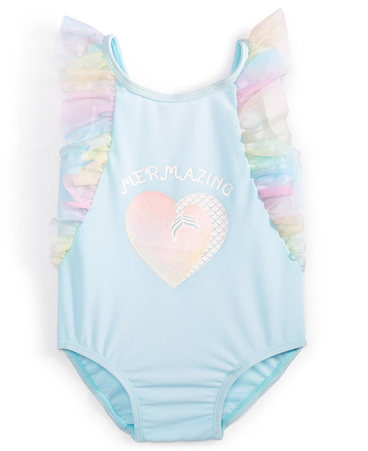 First Impressions Baby Girls Mermazing 1-Pc. Swimsuit