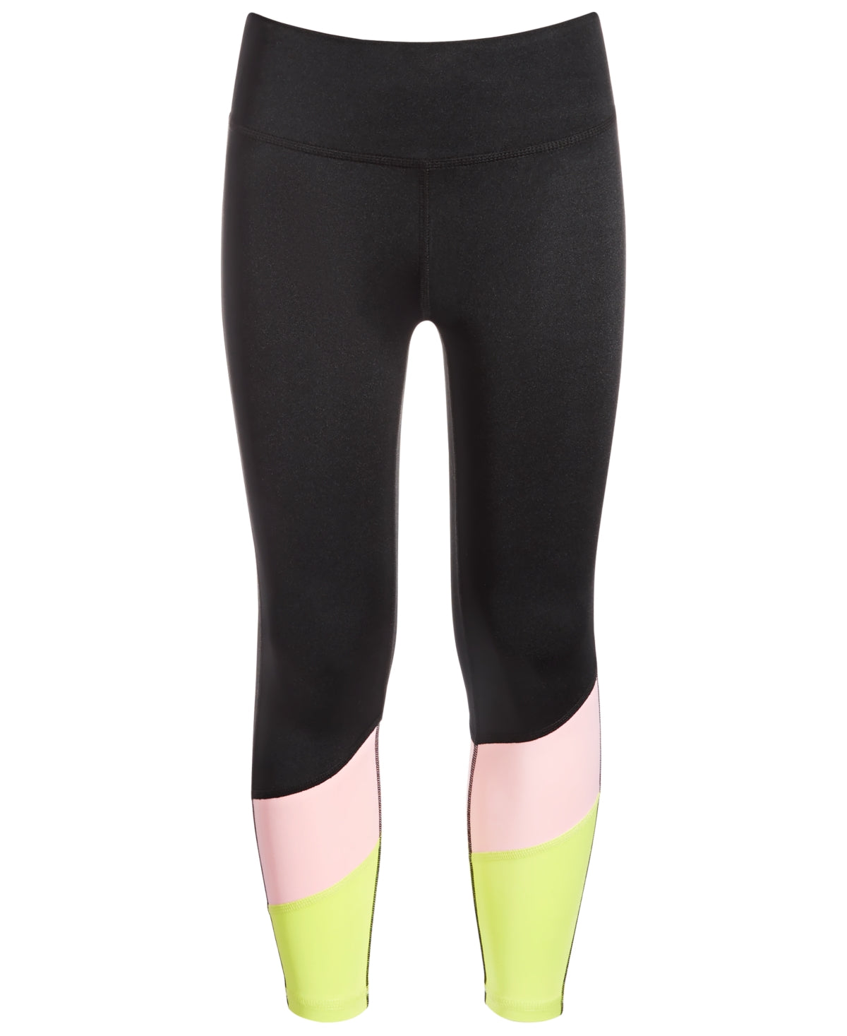 ID Ideology Big Girls Colorblocked Legging Deep Black M 10-12