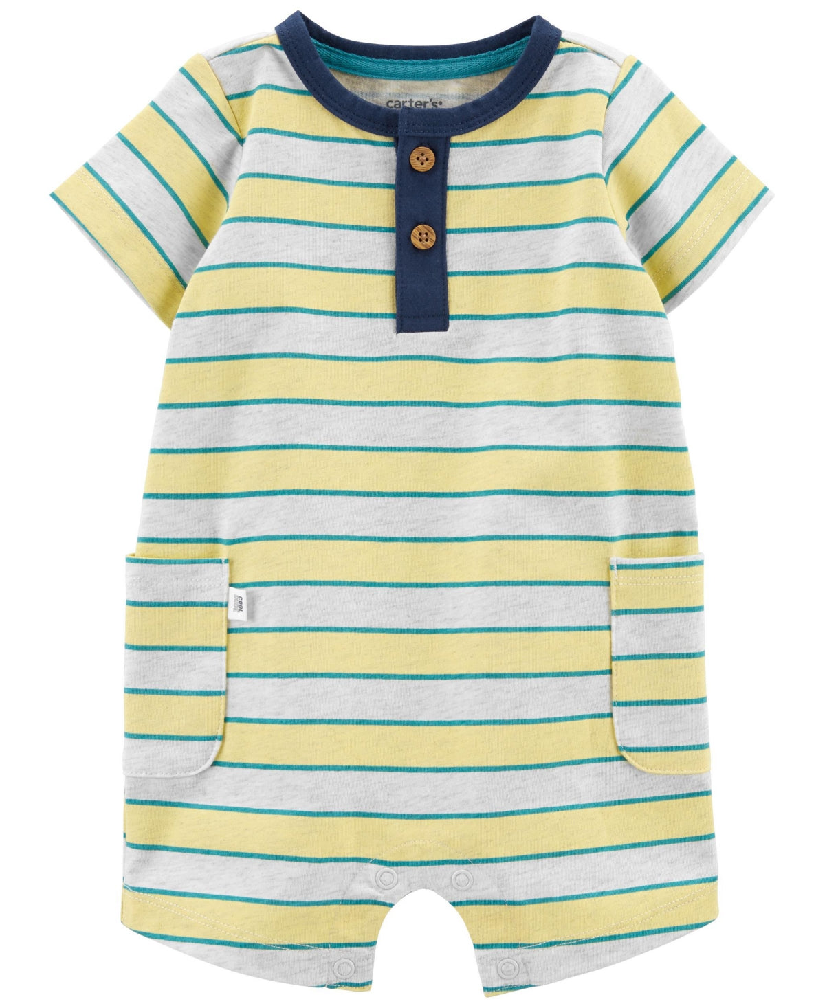 Carters Carters Baby Boys Striped Hen Yellow 6 months