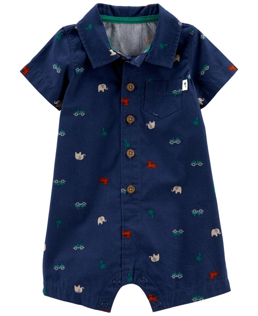 Carter's Baby Boys Short Sleeve Romper