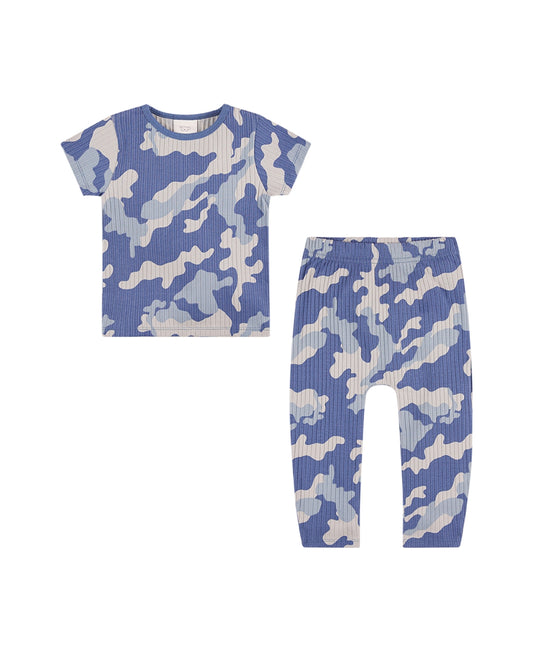 Baby Boys Bodysuit and Pants Rib, 2 Piece Set