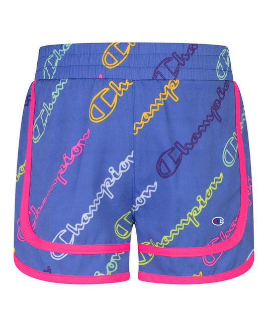 Champion  Big Girls Diagonal Sc Deep Forte Blue M 1012