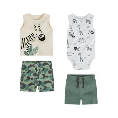 Baby Boys Shorts, Bodysuit and Tank T-shirt