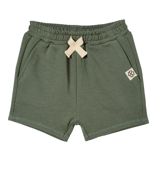 COTTON ON Baby Boys Fleece Shorts Swag Green 0-3 months