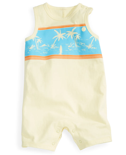 First Impressions Baby Boys Sunset Sunsuit Ultra Lime 0-3 months