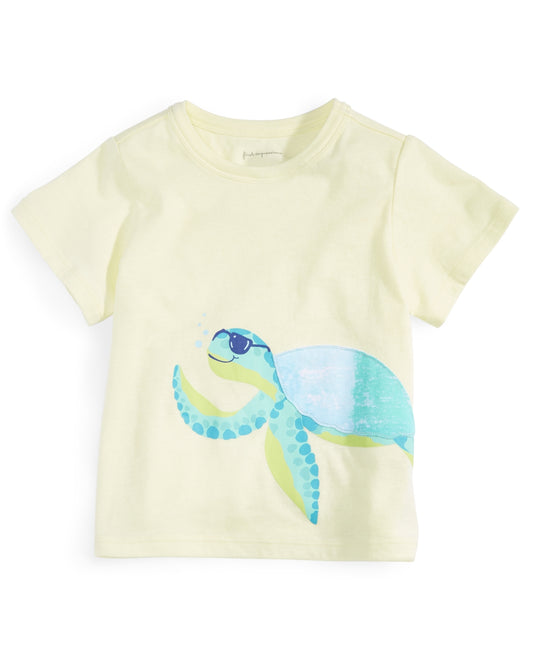 First Impressions Baby Boys Summer Graphic T-Shi Lime Turtle 3-6 months