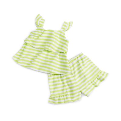 First Impressions Baby Girls 2-Pc. Terrycloth Sh Lime Boost 0-3 months