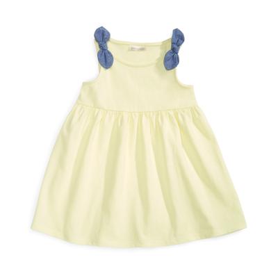 First Impressions Baby Girls Sleeveless Dress Ultra Lime 0-3 months