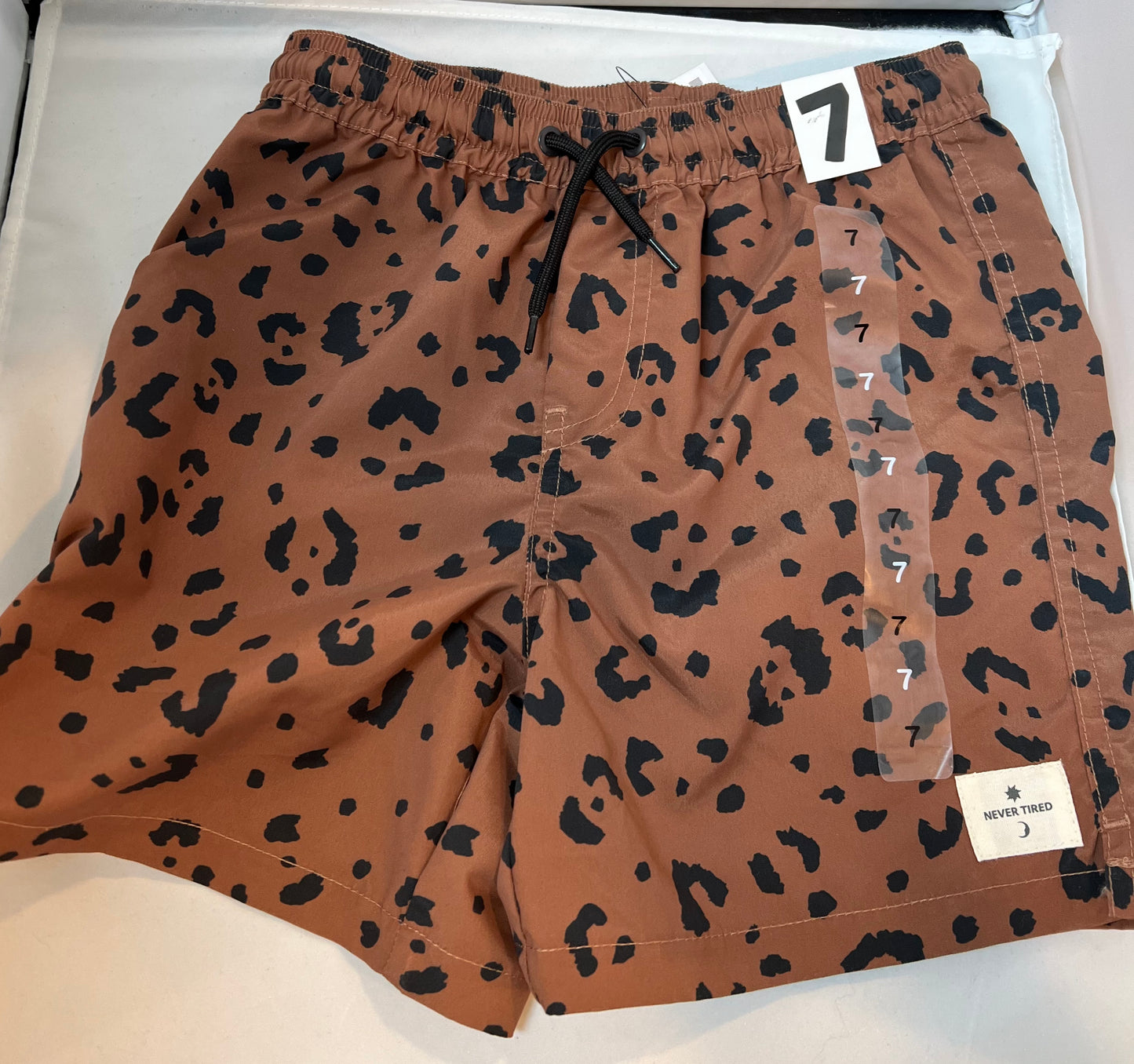 COTTON ON Little Boys Bailey Board Short Coco Jumbo, Cheetah 7Y