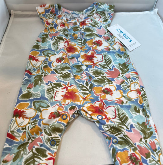 Carters Baby Newborn Romper Multi Color NB