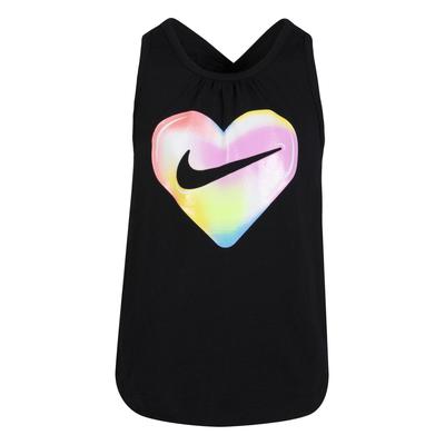 Nike Little Girls Freeze Tag T Black 4