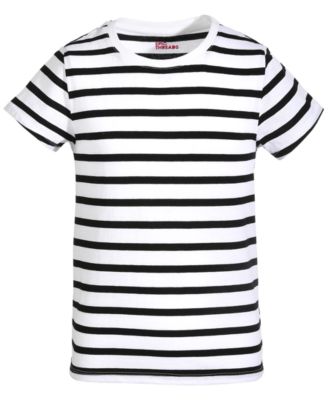 Epic Threads Little Girls Wide Stripe T-Shi Deep Black 4T