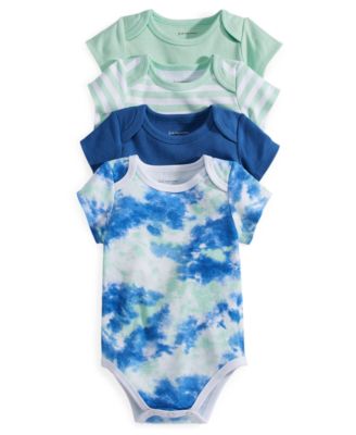 First Impressions Baby Boys 4-Pk. Bodysuits Skygaze 3-6 months