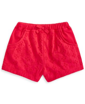 First Impressions Baby Girls Eyelet Shorts Ski Patrol 24 months