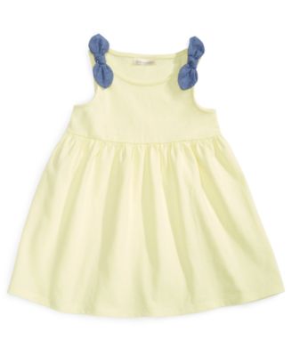 First Impressions Baby Girls Sleeveless Dress Ultra Lime 3-6 months