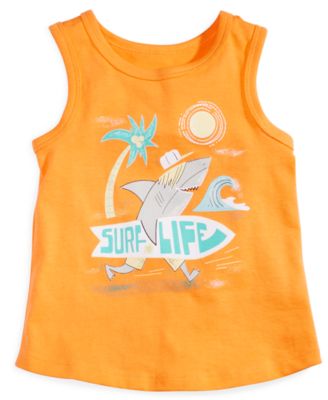 First Impressions Baby Boys Surf Life-Graphic Ta Island Orange 6-9 months