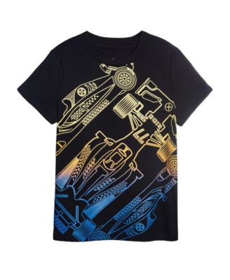 Epic Threads Big Boys Racecar Graphic T-shi Deep Black M 1214