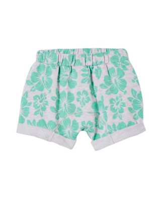 COTTON ON Baby Girl Sawyer Shorts Cloud Marle, Bruny Daisy 0-3 months