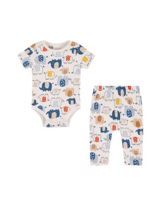 Koala Baby Baby Boys Bodysuit and Pants R Blue Fog 6-9 months