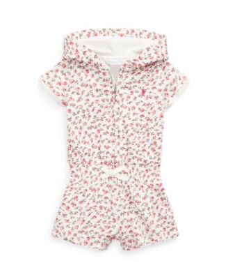 Polo Ralph Lauren Baby Girls Floral Spa Terry Ro Charlotte Floral 12 months